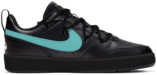 나이키 코트 보로우 로우 2 '티파니 블랙 블루' (커스텀) BQ5448-002(TeamY-女款复古蒂芙尼黑白绿) Order 나이키 코트 보로우 로우 2 '티파니 블랙 블루' (커스텀) BQ5448-002(TeamY-女款复古蒂芙尼黑白绿)