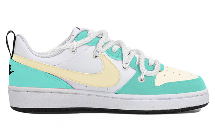 Order [Zapatillas Personalizadas] Nike Court Borough Low 2 'Desayuno Tiffany' BQ5448-104(TeamY-女款复古蒂芙尼绿)