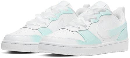 【訂製球鞋】 Nike Court Borough Low 2 小清新芭蕾系列 絲帶 少女小白鞋 低筒 板鞋 GS 蒂芙尼藍 Lookbook 【訂製球鞋】 Nike Court Borough Low 2 小清新芭蕾系列 絲帶 少女小白鞋 低筒 板鞋 GS 蒂芙尼藍