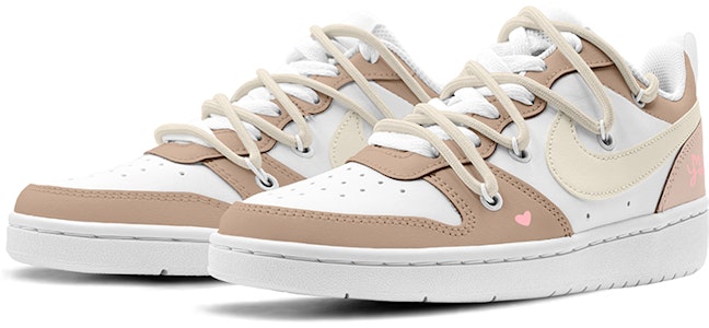 나이키 커스텀 코트 버로우 로우 2 '화이트-브라운' BQ5448-100(TeamK-奶油可可) Lookbook 나이키 커스텀 코트 버로우 로우 2 '화이트-브라운' BQ5448-100(TeamK-奶油可可)