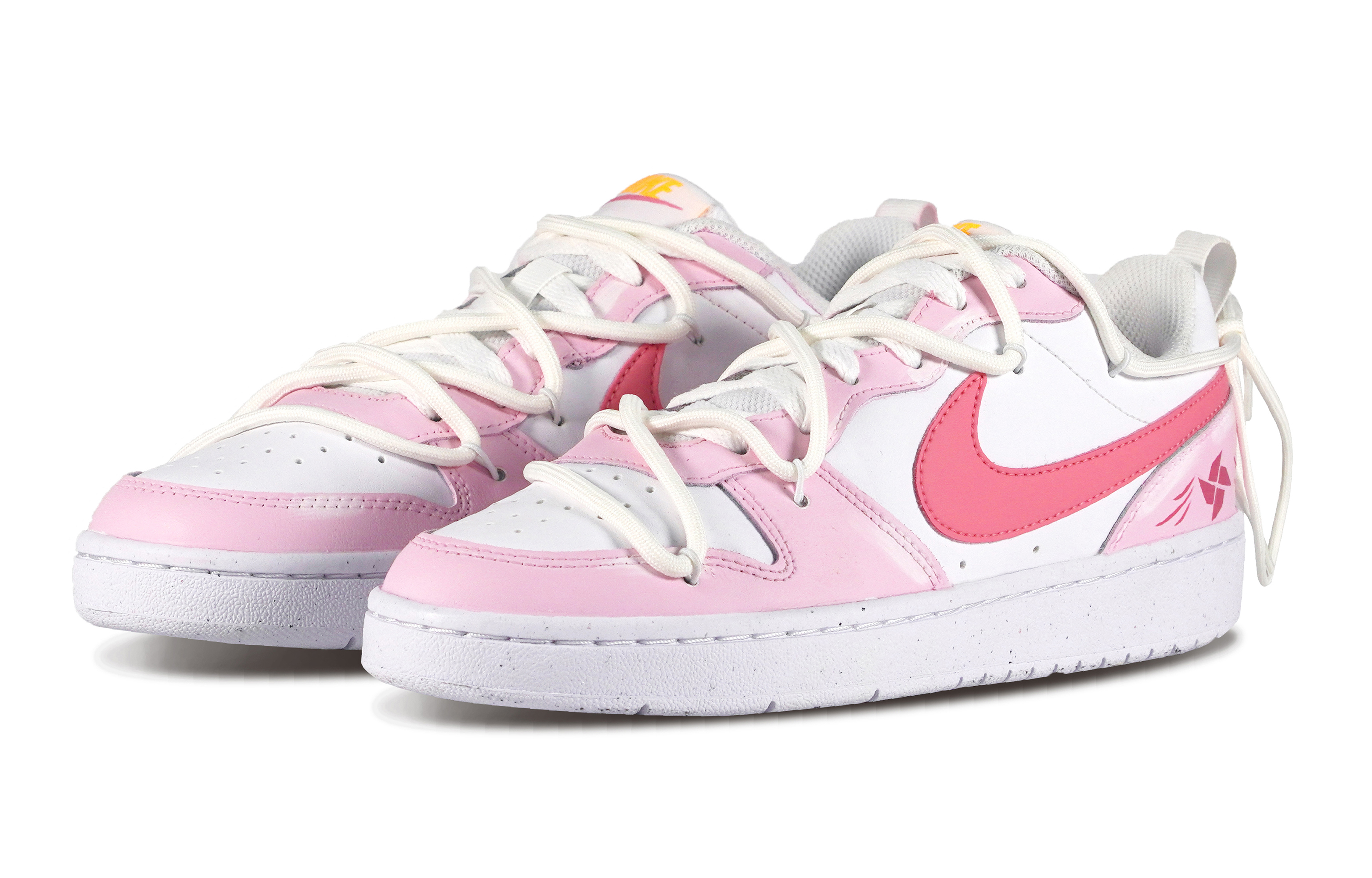 [Custom Shoes] Nike Court Borough Low 2 'White-Pink' 圖 3