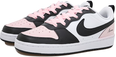 【定制球鞋】Nike Court Borough Low 2 字母 厚底 低幫 板鞋 GS 白黑粉 Lookbook 【定制球鞋】Nike Court Borough Low 2 字母 厚底 低幫 板鞋 GS 白黑粉