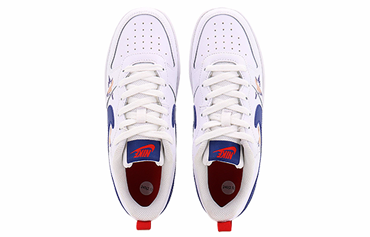 Shop 나이키 코트 버로우 로우 2 '흰파 두 마리 새' BQ5448-113(Team10-双鸟飞舞)