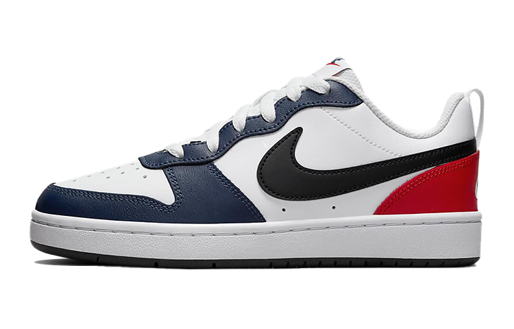 Sizing [Kasut Custom] Nike Court Borough Low 2 'Putih Biru Merah' DO7446-101(Team10-纸醉金迷）