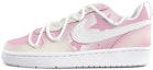 Buy 【訂製球鞋】Nike Court Borough Low 2 白糖少女 潮流 星星 漸變 解構鞋帶 休閒 低筒 板鞋 GS 粉色