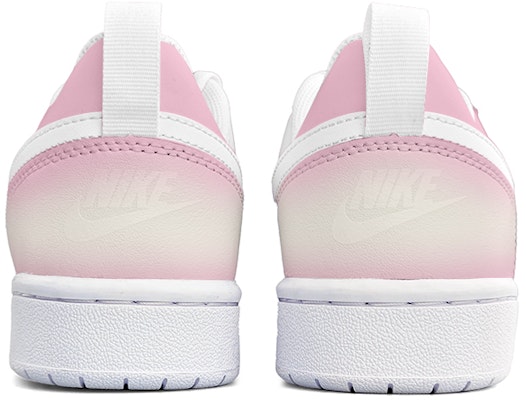 【訂製球鞋】Nike Court Borough Low 2 白糖少女 潮流 星星 漸變 解構鞋帶 休閒 低筒 板鞋 GS 粉色 Shop 【訂製球鞋】Nike Court Borough Low 2 白糖少女 潮流 星星 漸變 解構鞋帶 休閒 低筒 板鞋 GS 粉色