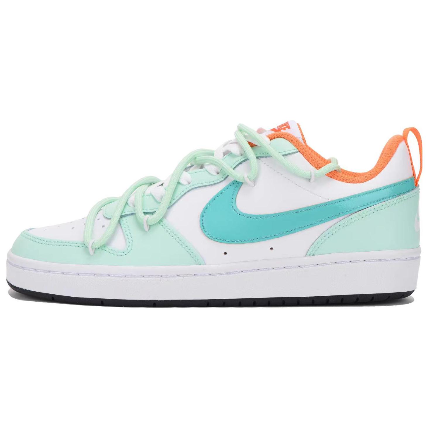 Buy 나이키 코트 버로우 로우 2 '화이트 그린' (커스텀) FN3687-181(Team32-女款白绿)