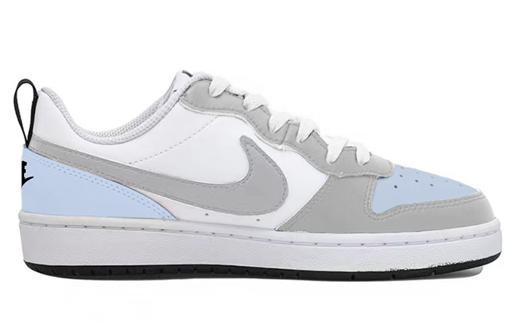 Order Zapatillas Nike Court Borough Low 2 'Blanco Gris Azul - Camelia' BQ5448-104(TeamY-女款复古山茶花白灰蓝)