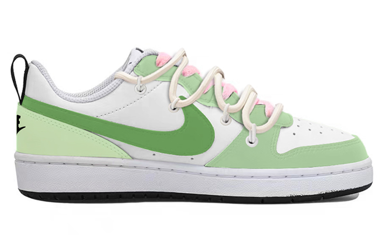 Order [定制鞋] Nike Court Borough Low 2 '白绿粉小青蛇' BQ5448-104(TeamY-女款小青蛇白绿粉)