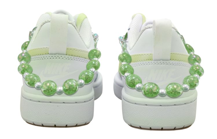 Shop [Zapatillas Personalizadas] Nike Court Borough Low 2 'Blanco Verde' BQ5448-100(Team拾玖-白绿蝴蝶S-BOX)