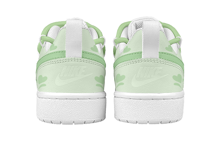 Purchase [Sneakers Kustom] Nike Court Borough Low 2 'Putih Hijau Siluet Hati' BQ5448-100(Team叁-女C绿心解SBOX)