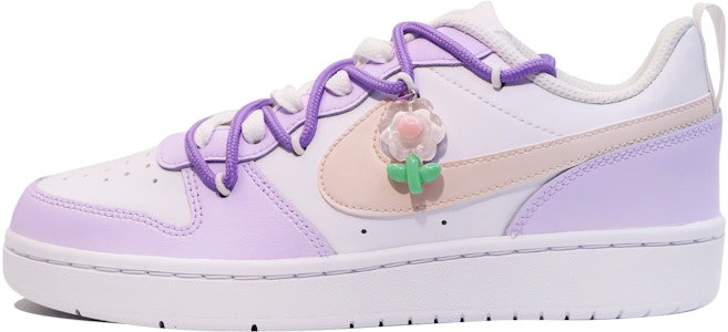 나이키 커스텀 코트 보로우 로우 2 '화이트 라벤더 블라썸' BQ5448-100(Team48-香芋小花) Buy 나이키 커스텀 코트 보로우 로우 2 '화이트 라벤더 블라썸' BQ5448-100(Team48-香芋小花)