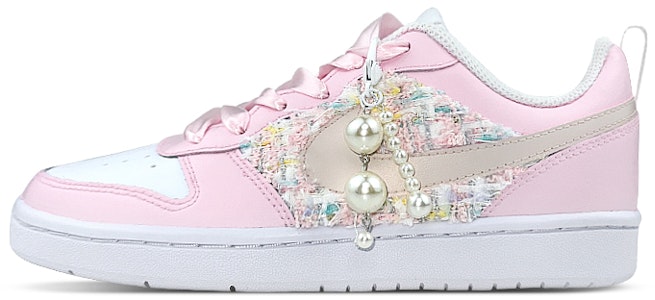 Zapatillas Nike Court Borough Low 2 'Blanco Rosa Perla Parche' BQ5448-100(Team47-女款CB粉小香) Buy Zapatillas Nike Court Borough Low 2 'Blanco Rosa Perla Parche' BQ5448-100(Team47-女款CB粉小香)