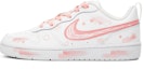 Buy 【訂製球鞋】Nike Court Borough Low 2 少女畫板 塗鴉風 低幫 板鞋 GS 白粉