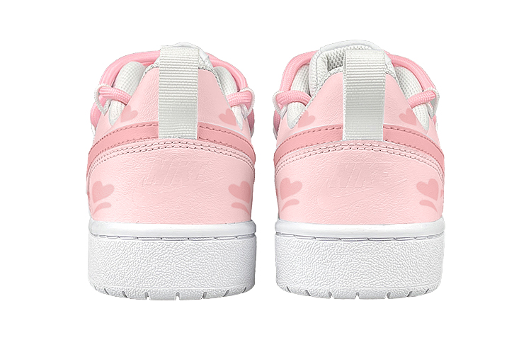 Purchase [Sepatu Kustom] Nike Court Borough Low 2 'Putih Pink Hati Cinta' BQ5448-100(Team叁-女C粉心解SBOX)