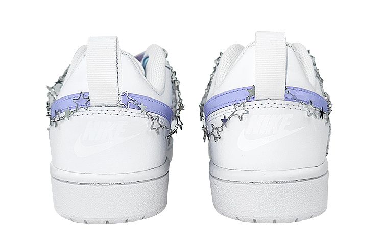 Purchase Zapatillas Nike Court Borough Low 2 'Blanco Parche Estrella Morado' BQ5448-100(Team47-女CB小香紫钩)