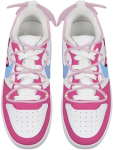 【定製球鞋】 Nike Court Borough Low 2 偷瞄凱蒂 解構風 低筒 板鞋 GS 白紅 Shop 【定製球鞋】 Nike Court Borough Low 2 偷瞄凱蒂 解構風 低筒 板鞋 GS 白紅