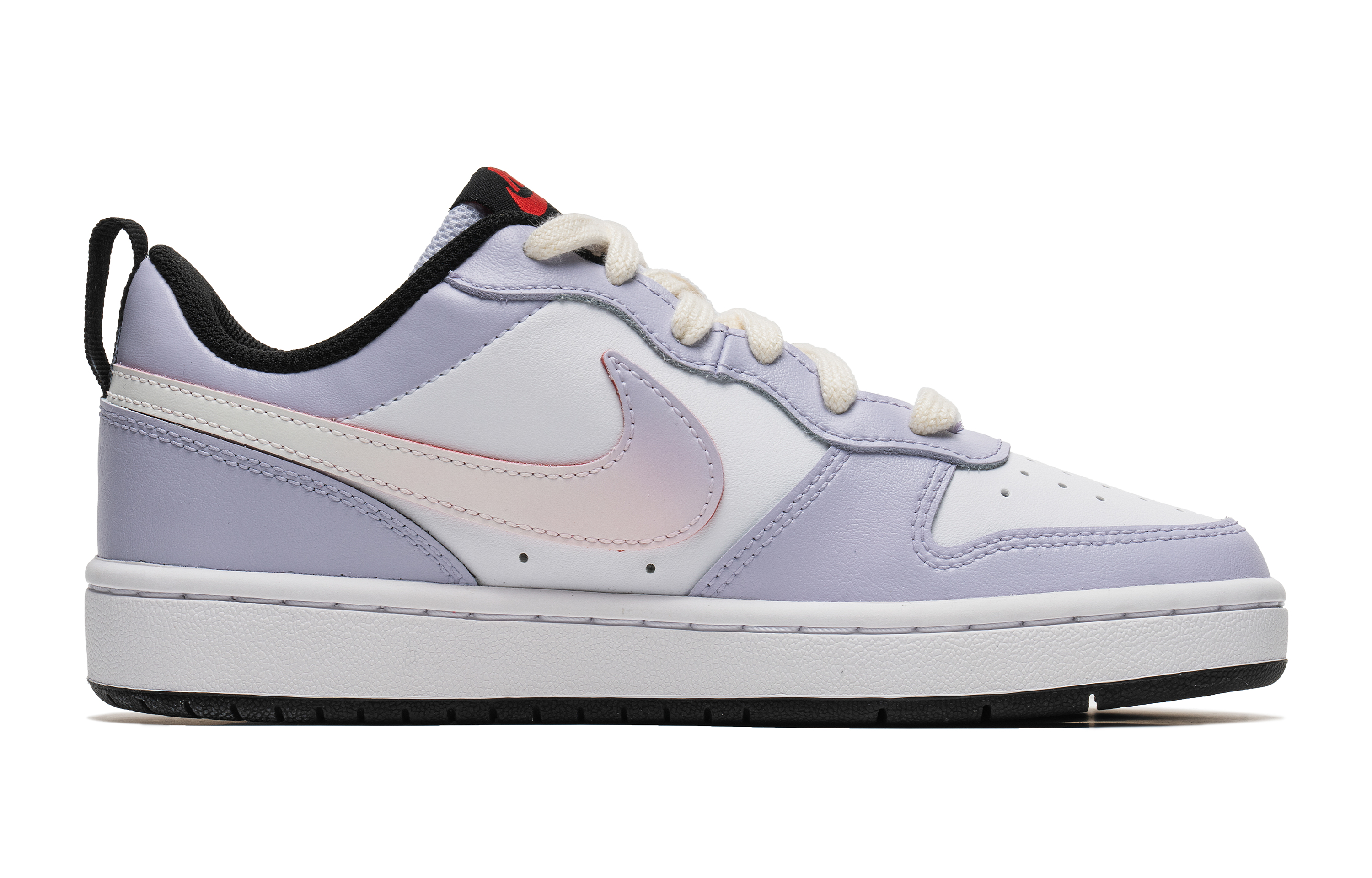 Order [Kasut Custom] Nike Court Borough Low 2 'Putih Violet' BQ5448-110(Team67-星黛紫Court)