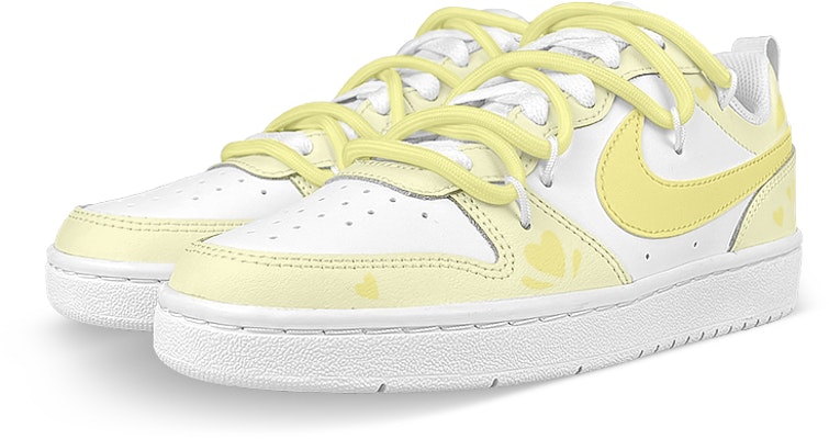 나이키 커스텀 코트 보로우 로우 2 '화이트 옐로우' BQ5448-100(Team叁-女C黄心解SBOX) Lookbook 나이키 커스텀 코트 보로우 로우 2 '화이트 옐로우' BQ5448-100(Team叁-女C黄心解SBOX)