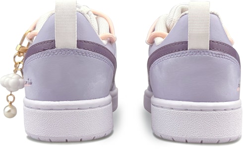 【客製球鞋】 Nike Court Borough Low 2 冬日暖陽 少女清新 解構 防滑減震 低筒 板鞋 GS 白紫 Shop 【客製球鞋】 Nike Court Borough Low 2 冬日暖陽 少女清新 解構 防滑減震 低筒 板鞋 GS 白紫