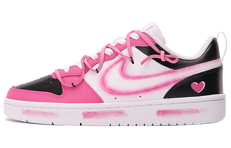 Buy [Sneakers Kustom] Nike Court Borough Low 2 'Y2K Hitam Pink' BQ5448-100(TeamThree-甜酷520黑粉)