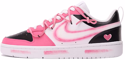 ナイキ コート ボロー ロー 2 'Y2K ブラック ピンク' カスタム シューズ BQ5448-100(TeamThree-甜酷520黑粉) Buy ナイキ コート ボロー ロー 2 'Y2K ブラック ピンク' カスタム シューズ BQ5448-100(TeamThree-甜酷520黑粉)