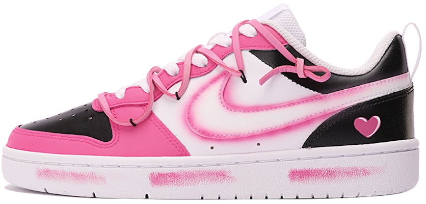 ナイキ コート ボロー ロー 2 'Y2K ブラック ピンク' カスタム シューズ BQ5448-100(TeamThree-甜酷520黑粉) Buy ナイキ コート ボロー ロー 2 'Y2K ブラック ピンク' カスタム シューズ BQ5448-100(TeamThree-甜酷520黑粉)