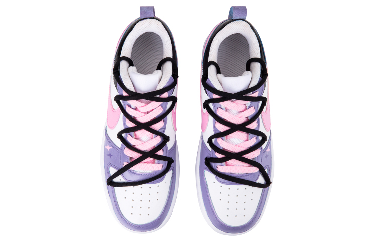 Shop 나이키 커스텀 보로우 로우 2 "Y2K 해골" (퍼플핑크) BQ5448-100(TeamF-黑粉骷髅)