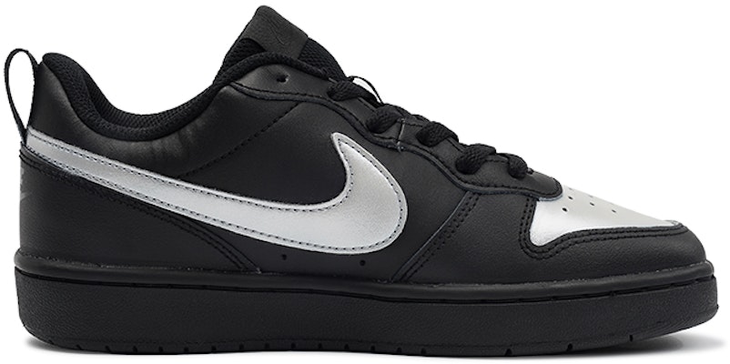 Zapatillas Nike Court Borough Low 2 'Y2K Minimalista Negro Plata' BQ5448-001(TeamI-女款极简黑银K黑银) Order Zapatillas Nike Court Borough Low 2 'Y2K Minimalista Negro Plata' BQ5448-001(TeamI-女款极简黑银K黑银)