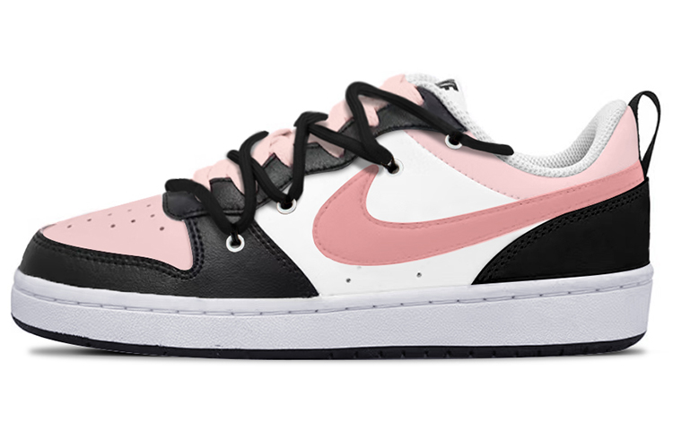 Buy [Sepatu Custom] Nike Court Borough Low 2 'Y2K Pink Hitam' BQ5448-104(TeamY-女款千禧少女粉黑)