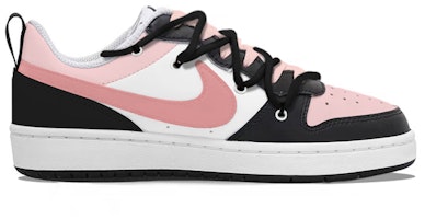 ナイキ コート バロー ロー 2『Y2K ピンク ブラック』カスタム シューズ。 BQ5448-104(TeamY-女款千禧少女粉黑) Order ナイキ コート バロー ロー 2『Y2K ピンク ブラック』カスタム シューズ。 BQ5448-104(TeamY-女款千禧少女粉黑)