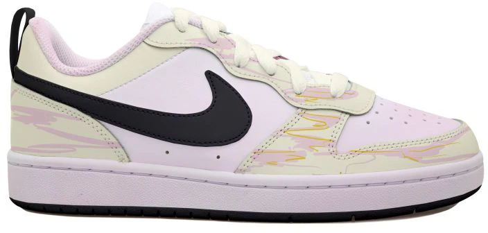 custom-shoes-nike-court-borough-low-2-black-pink-clouds-and-hand-painted-hearts