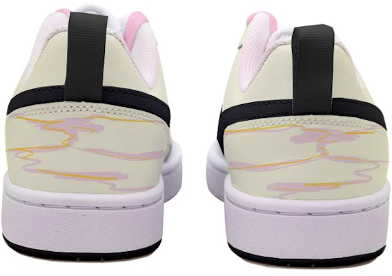 【定制球鞋】Nike Court Borough Low 2 中式雲朵 手繪噴繪 愛心 做舊 低幫 板鞋 GS 黑粉 Lookbook 【定制球鞋】Nike Court Borough Low 2 中式雲朵 手繪噴繪 愛心 做舊 低幫 板鞋 GS 黑粉