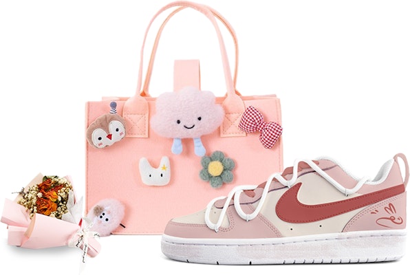 【訂製球鞋】Nike Court Borough Low2 小兔 紅色 可愛 手繪 解構鞋帶 禮盒 低筒 休閒 板鞋 Buy 【訂製球鞋】Nike Court Borough Low2 小兔 紅色 可愛 手繪 解構鞋帶 禮盒 低筒 休閒 板鞋