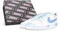 Buy 【客製球鞋】Nike Court Borough Low 2 禮盒情款 愛與自由 漸變色調 低筒 運動鞋 GS 白藍