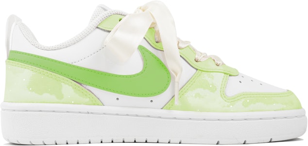 【カスタムシューズ】ナイキ コートボロウ ロー「アボカドギャラクシーホワイト-グリーン」 BQ5448-100(Team陆-牛油果星空) Order 【カスタムシューズ】ナイキ コートボロウ ロー「アボカドギャラクシーホワイト-グリーン」 BQ5448-100(Team陆-牛油果星空)