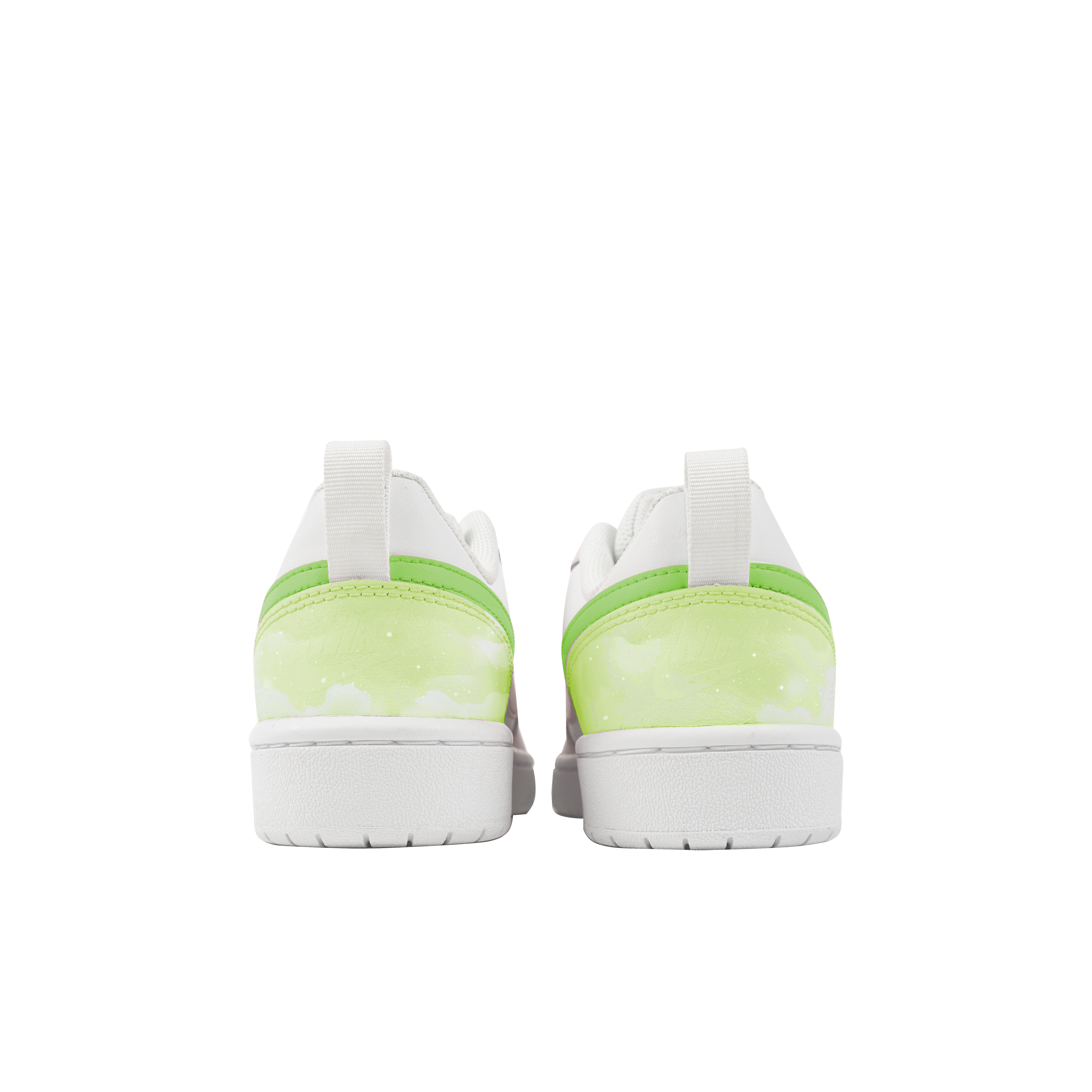 Shop 나이키 코트 보로우 로우 '아보카도 갤럭시' (커스텀) BQ5448-100(Team陆-牛油果星空S-BOX)