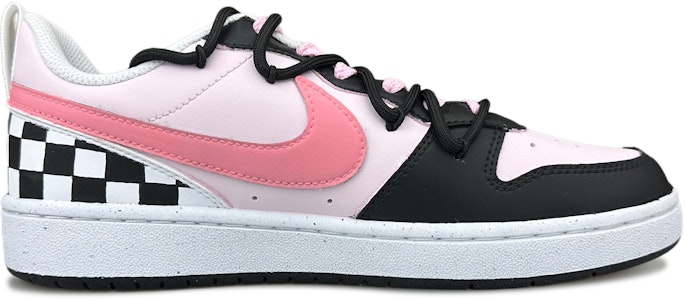 【訂製球鞋】 Nike Court Borough 氣球派對 酷女孩 高街 嘻哈 包覆性防滑減震抗衝擊耐磨平衡輕便 低筒 板鞋 GS 黑粉 Lookbook 【訂製球鞋】 Nike Court Borough 氣球派對 酷女孩 高街 嘻哈 包覆性防滑減震抗衝擊耐磨平衡輕便 低筒 板鞋 GS 黑粉