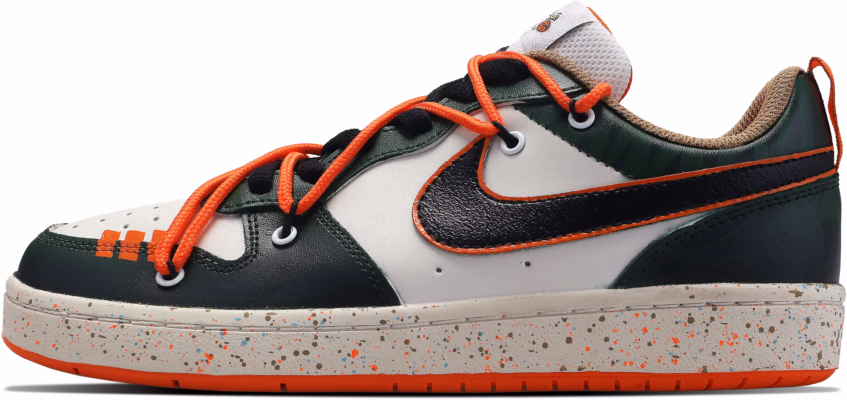 custom-shoes-nike-court-borough-low-bamboo-harmony-green-orange-dx-6052-101-485224