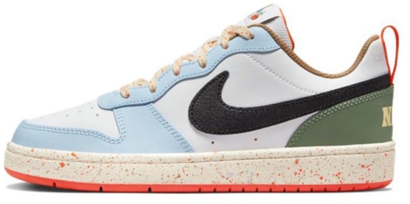 나이키 코트 보로우 로우 '뱀부 그린 오렌지' (커스텀) DX6052-101-485224 Details for 나이키 코트 보로우 로우 '뱀부 그린 오렌지' (커스텀) DX6052-101-485224