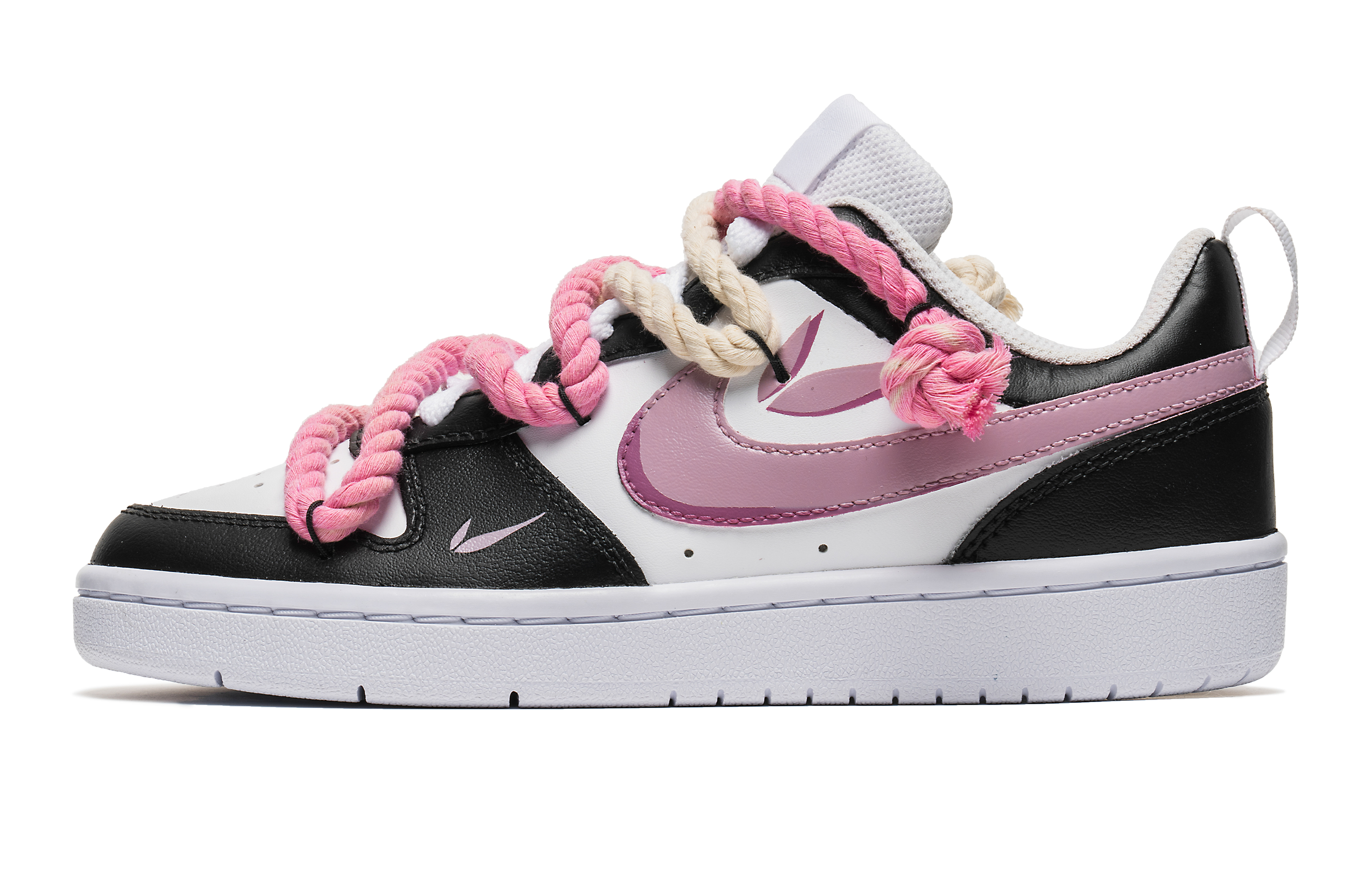 [Custom Shoes] Nike Court Borough Low 'Barbie Panda'