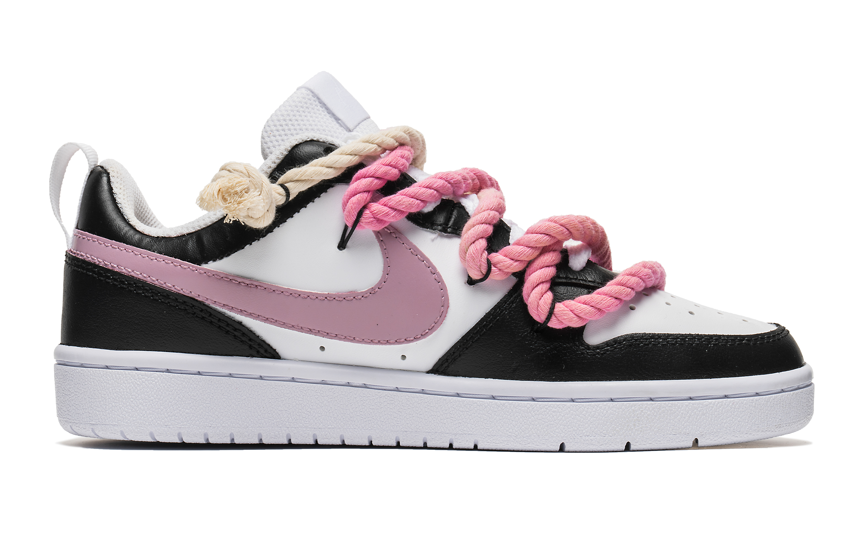 [Custom Shoes] Nike Court Borough Low 'Barbie Panda' 圖 2