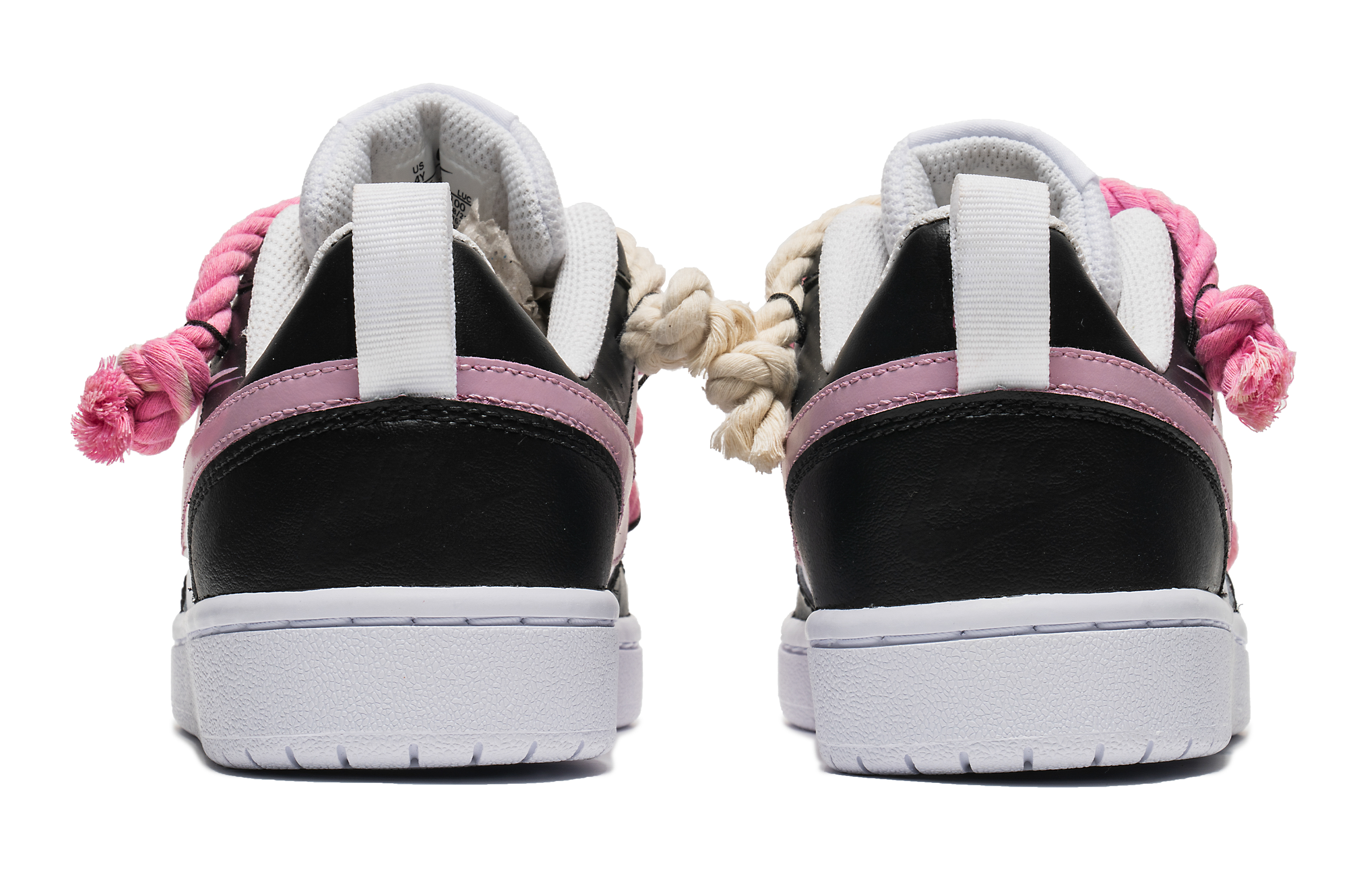 [Custom Shoes] Nike Court Borough Low 'Barbie Panda' 圖 4