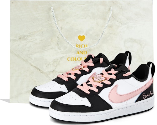 나이키 코트 버로우 로우 '블랙 핑크 디컨스트럭티드' (커스텀) BQ5448-115(Team86-smileSBOX) Buy 나이키 코트 버로우 로우 '블랙 핑크 디컨스트럭티드' (커스텀) BQ5448-115(Team86-smileSBOX)