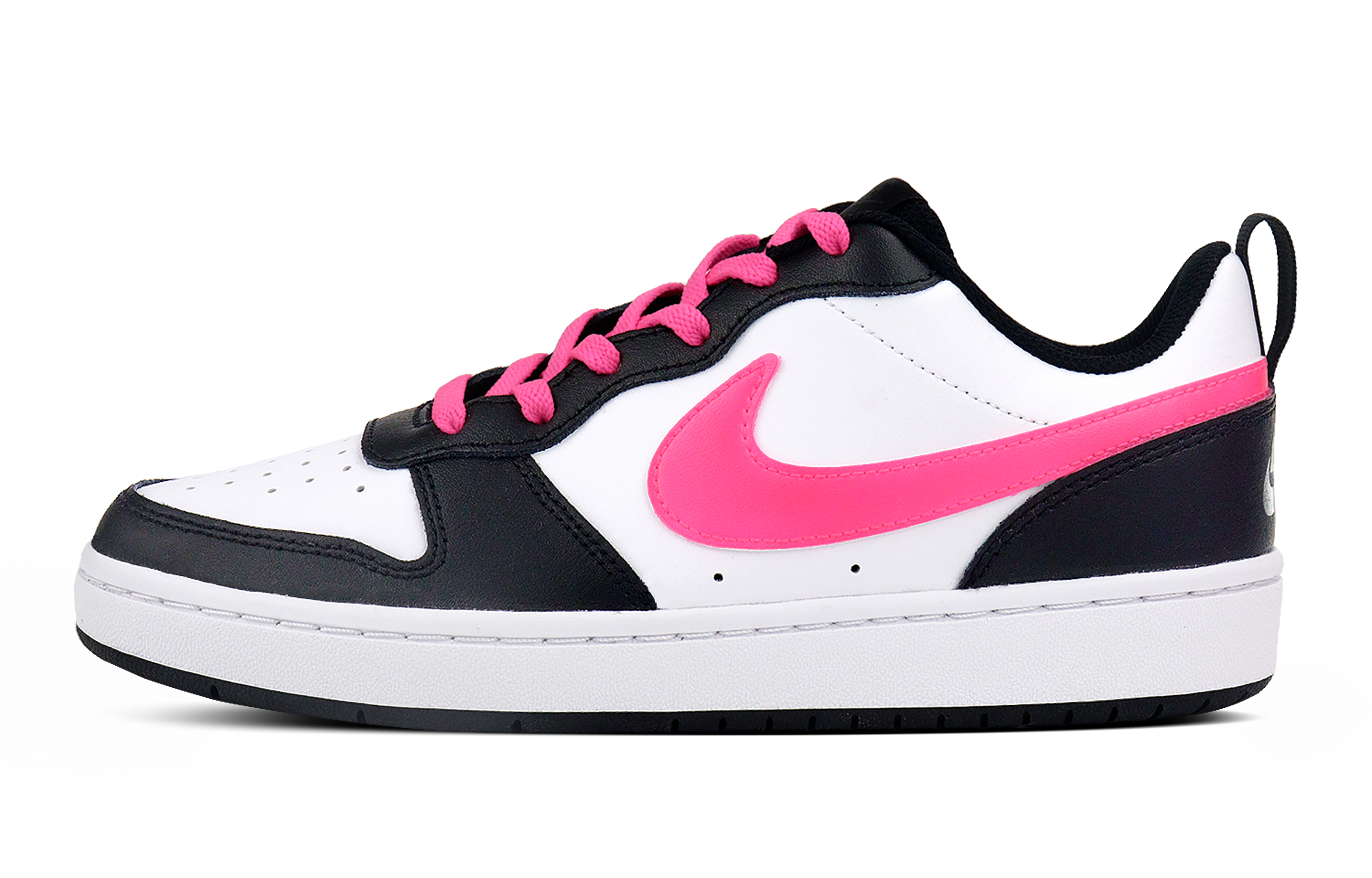 Order [定制鞋] 耐克Court Borough Low '黑粉霓虹色' BQ5448-115(Team238-霓虹少女SBOX）