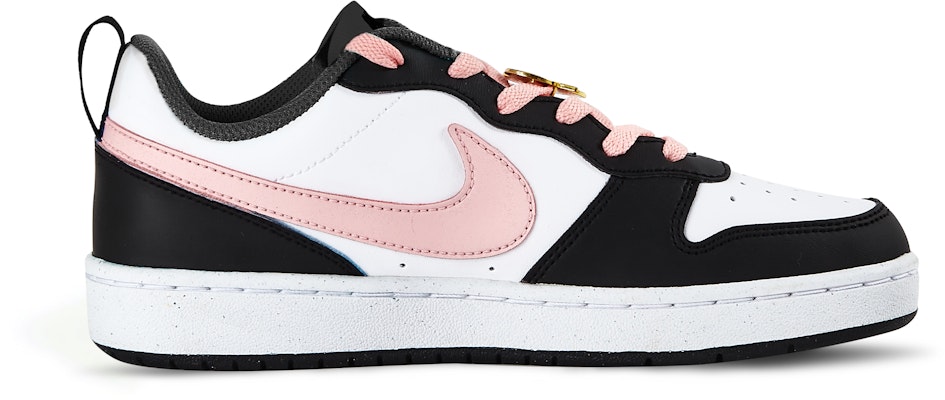 나이키 코트 버로우 로우 '블랙 핑크 스마일' (해체주의 디자인) BQ5448-115(Team86-smile) Lookbook 나이키 코트 버로우 로우 '블랙 핑크 스마일' (해체주의 디자인) BQ5448-115(Team86-smile)