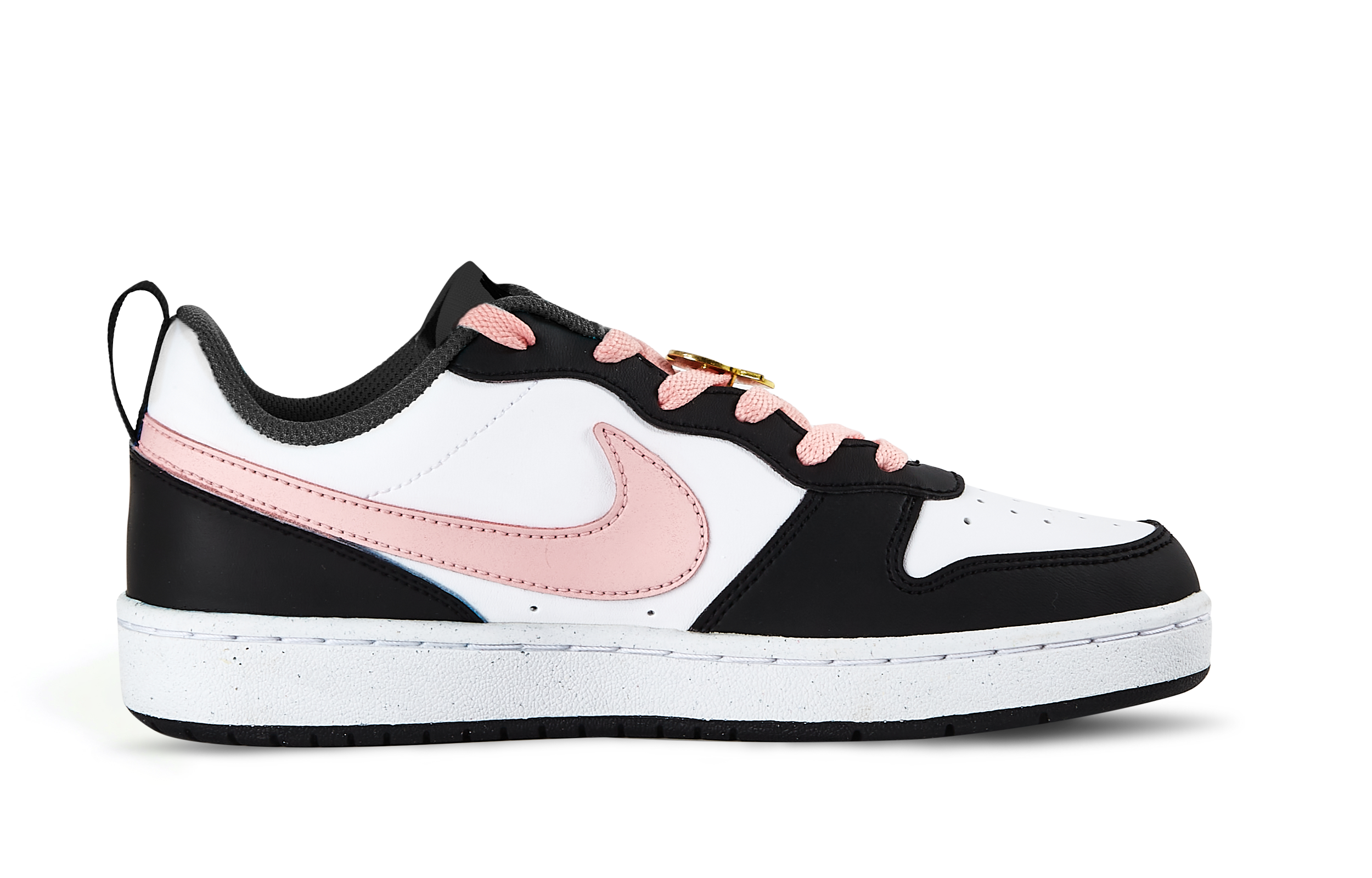 Lookbook [定制鞋] Nike Court Borough Low '黑色-粉色解构' BQ5448-115(Team86-smileSBOX)