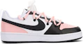 Shop 【客製球鞋】Nike Court Borough 高街 Vibe風 禮盒 英文 低筒 板鞋 GS 黑粉