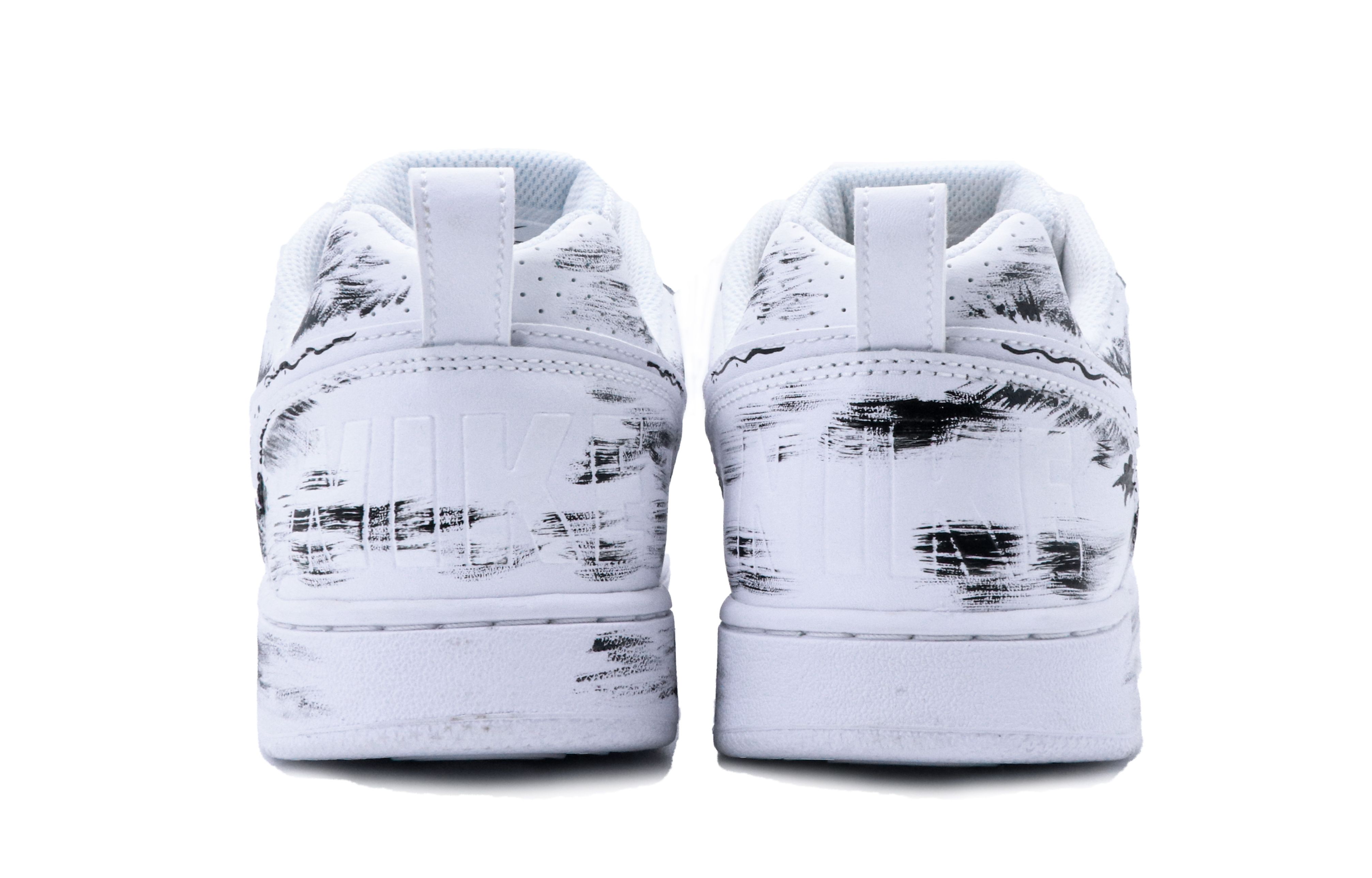 [Custom Shoes] Nike Court Borough Low 'Black-White Anime' 圖 5