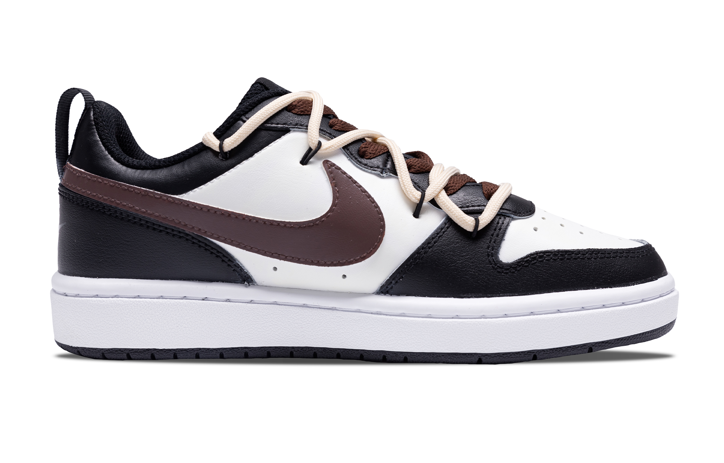 Lookbook 나이키 코트 버로우 로우 '블랙 브라운 커스텀' (Nike Court Borough Low '블랙 브라운 커스텀') BQ5448-115(Team7-GS-OX-S-BOX)